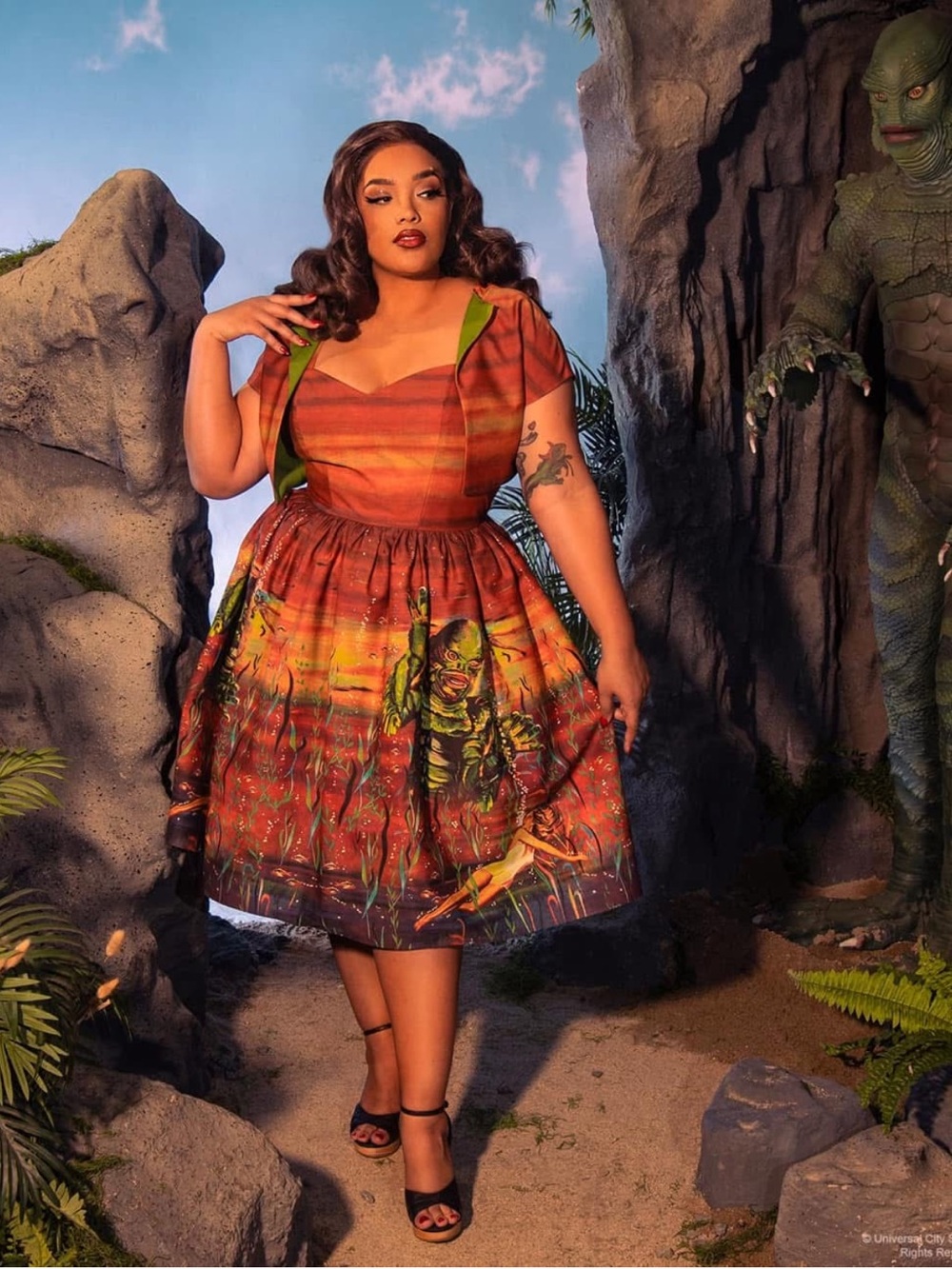 Vixen Creature Dress and Bolero 3x
